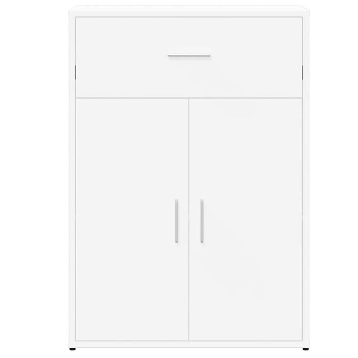 Dulapuri, 2 buc., alb, 60x30x84 cm, lemn prelucrat - WALTI WALTI