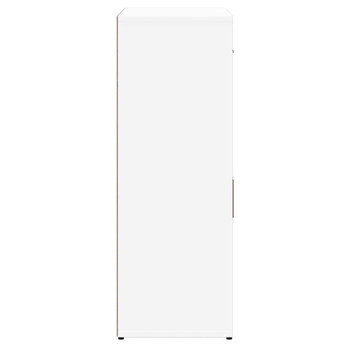 Dulapuri, 2 buc., alb, 60x30x84 cm, lemn prelucrat - WALTI WALTI
