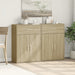 Comode, 2 buc., stejar sonoma, 60x30x84 cm, lemn compozit - WALTI WALTI