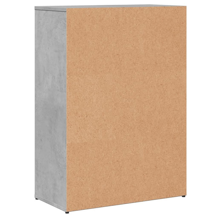 Comode, 2 buc., gri beton, 60x30x84 cm, lemn compozit - WALTI WALTI