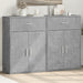 Comode, 2 buc., gri beton, 60x30x84 cm, lemn compozit - WALTI WALTI