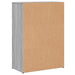 Dulapuri, 2 buc., gri sonoma, 60x30x84 cm, lemn prelucrat - WALTI WALTI