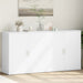 Dulapuri, alb, 2 buc., 79x38x80 cm, lemn prelucrat - WALTI WALTI