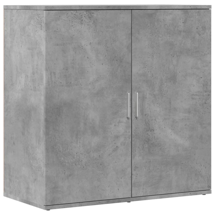 Dulapuri, 2 buc., gri beton, 79x38x80 cm, lemn prelucrat - WALTI WALTI