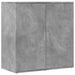 Dulapuri, 2 buc., gri beton, 79x38x80 cm, lemn prelucrat - WALTI WALTI