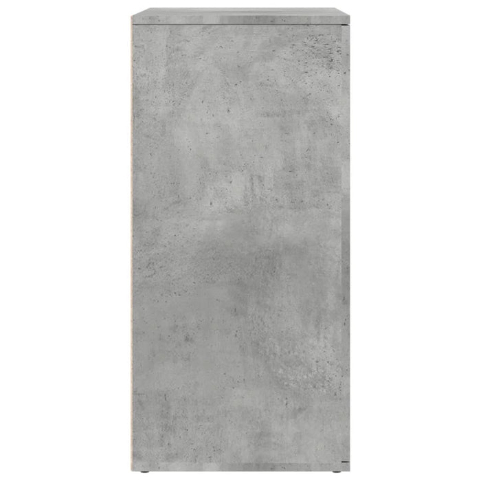 Dulapuri, 2 buc., gri beton, 79x38x80 cm, lemn prelucrat - WALTI WALTI