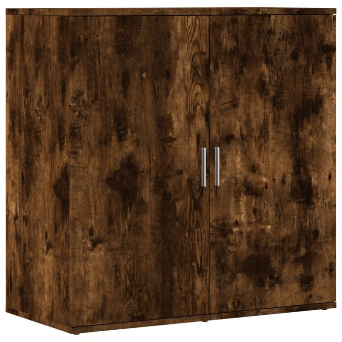 Dulapuri, 2 buc., stejar fumuriu, 79x38x80 cm, lemn prelucrat - WALTI WALTI