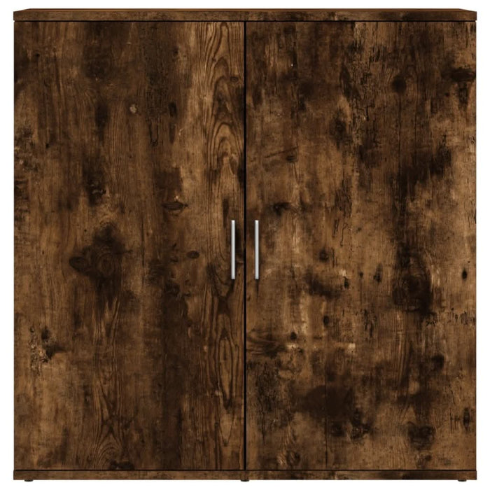 Dulapuri, 2 buc., stejar fumuriu, 79x38x80 cm, lemn prelucrat - WALTI WALTI