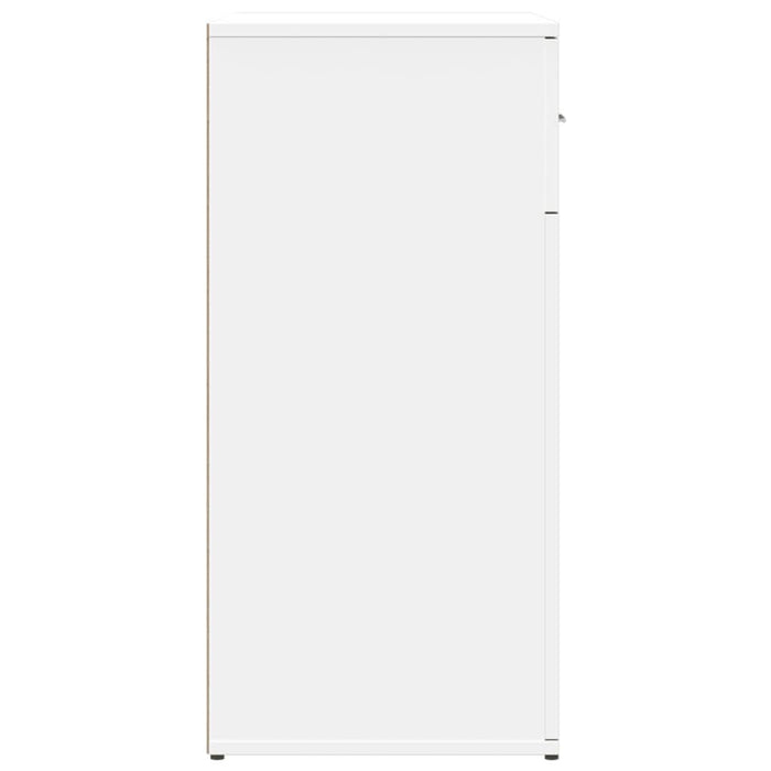Dulapuri, alb, 2 buc., 79x38x80 cm, lemn prelucrat - WALTI WALTI