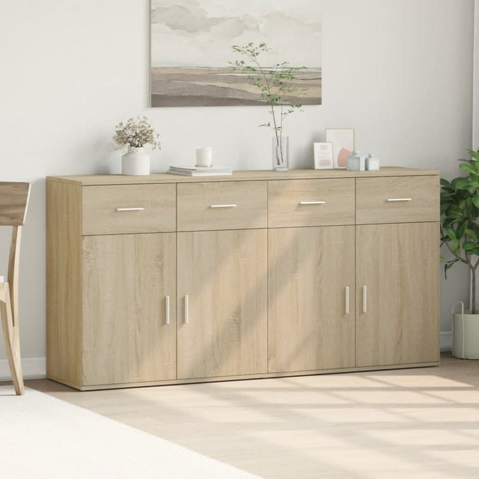 Dulapuri, 2 buc., stejar sonoma, 79x38x80 cm, lemn prelucrat - WALTI WALTI