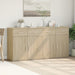 Dulapuri, 2 buc., stejar sonoma, 79x38x80 cm, lemn prelucrat - WALTI WALTI