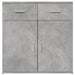 Dulapuri, 2 buc., gri beton, 79x38x80 cm, lemn prelucrat - WALTI WALTI