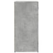 Dulapuri, 2 buc., gri beton, 79x38x80 cm, lemn prelucrat - WALTI WALTI