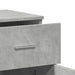 Dulapuri, 2 buc., gri beton, 79x38x80 cm, lemn prelucrat - WALTI WALTI