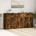 Dulapuri, 2 buc., stejar fumuriu, 79x38x80 cm, lemn prelucrat - WALTI WALTI