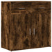 Dulapuri, 2 buc., stejar fumuriu, 79x38x80 cm, lemn prelucrat - WALTI WALTI