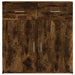 Dulapuri, 2 buc., stejar fumuriu, 79x38x80 cm, lemn prelucrat - WALTI WALTI