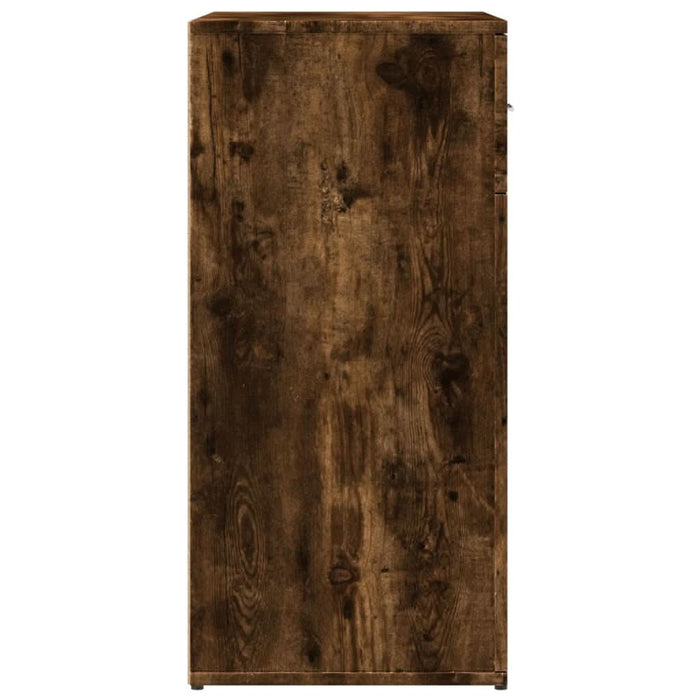 Dulapuri, 2 buc., stejar fumuriu, 79x38x80 cm, lemn prelucrat - WALTI WALTI