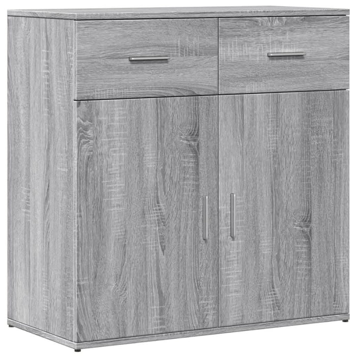 Comode, 2 buc., gri sonoma, 79x38x80 cm, lemn compozit - WALTI WALTI