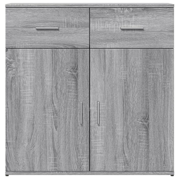 Comode, 2 buc., gri sonoma, 79x38x80 cm, lemn compozit - WALTI WALTI