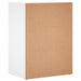 Servante, 2 buc., alb, 60x39x80 cm, lemn prelucrat - WALTI WALTI