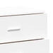 Servante, 2 buc., alb, 60x39x80 cm, lemn prelucrat - WALTI WALTI