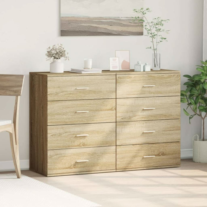 Dulapuri, 2 buc., stejar sonoma, 60x39x80 cm, lemn prelucrat - WALTI WALTI