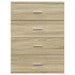 Dulapuri, 2 buc., stejar sonoma, 60x39x80 cm, lemn prelucrat - WALTI WALTI