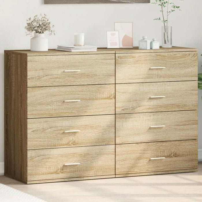 Dulapuri, 2 buc., stejar sonoma, 60x39x80 cm, lemn prelucrat - WALTI WALTI