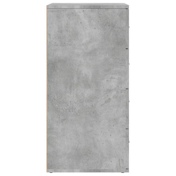 Dulapuri, 2 buc., gri beton, 60x39x80 cm, lemn prelucrat - WALTI WALTI