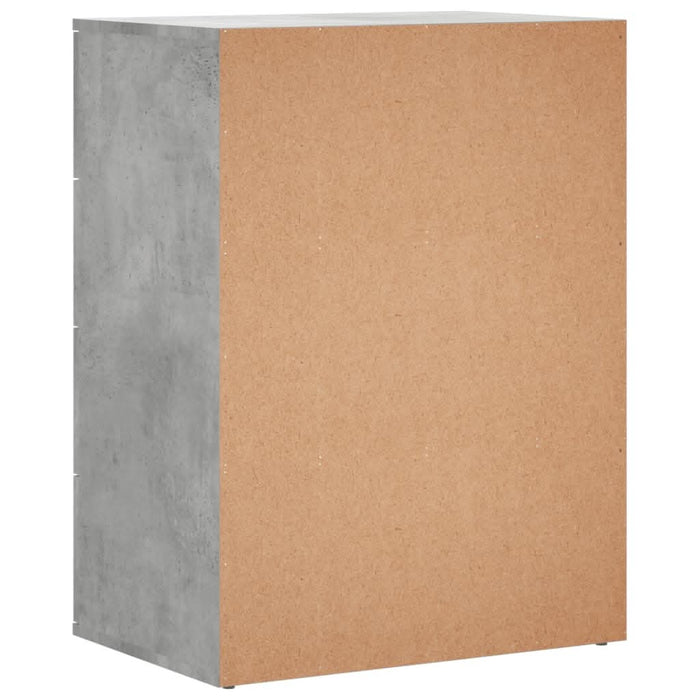 Dulapuri, 2 buc., gri beton, 60x39x80 cm, lemn prelucrat - WALTI WALTI