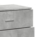 Dulapuri, 2 buc., gri beton, 60x39x80 cm, lemn prelucrat - WALTI WALTI