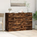 Dulapuri, 2 buc., stejar fumuriu, 60x39x80 cm, lemn prelucrat - WALTI WALTI