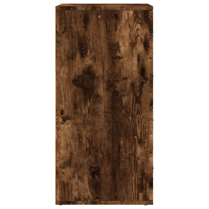 Dulapuri, 2 buc., stejar fumuriu, 60x39x80 cm, lemn prelucrat - WALTI WALTI