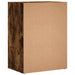 Dulapuri, 2 buc., stejar fumuriu, 60x39x80 cm, lemn prelucrat - WALTI WALTI