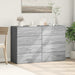 Dulapuri, 2 buc., gri sonoma, 60x39x80 cm, lemn prelucrat - WALTI WALTI