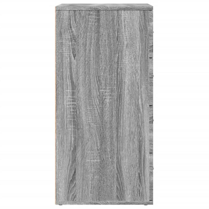 Dulapuri, 2 buc., gri sonoma, 60x39x80 cm, lemn prelucrat - WALTI WALTI
