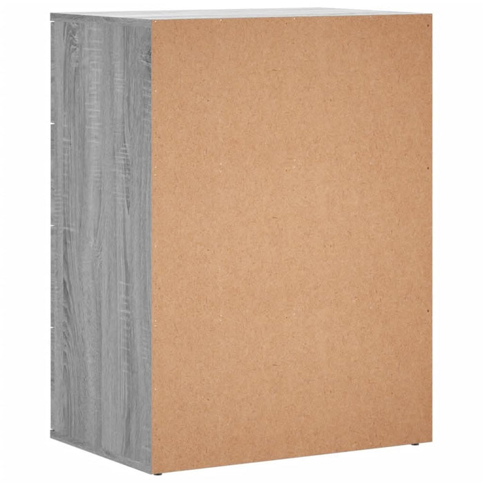 Dulapuri, 2 buc., gri sonoma, 60x39x80 cm, lemn prelucrat - WALTI WALTI