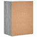 Dulapuri, 2 buc., gri sonoma, 60x39x80 cm, lemn prelucrat - WALTI WALTI