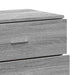 Dulapuri, 2 buc., gri sonoma, 60x39x80 cm, lemn prelucrat - WALTI WALTI
