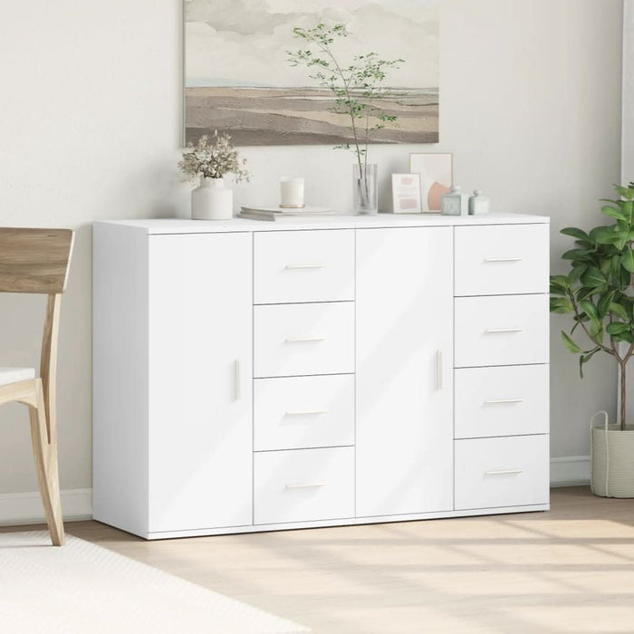 Dulapuri, 2 buc., alb, 59x39x80 cm, lemn prelucrat - WALTI WALTI