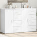Dulapuri, 2 buc., alb, 59x39x80 cm, lemn prelucrat - WALTI WALTI
