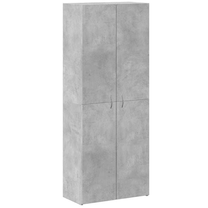 Fișet, gri beton, 60x32x153 cm, lemn prelucrat - WALTI WALTI