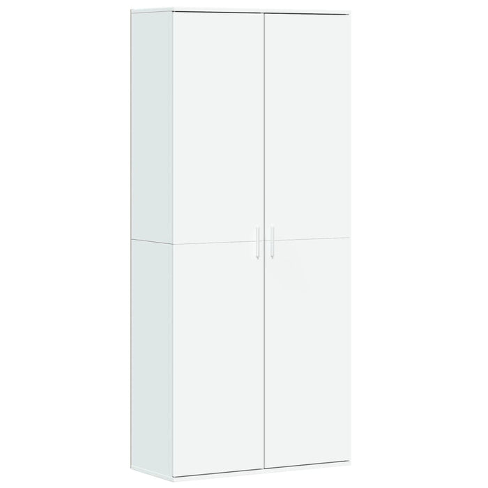 Dulap înalt, alb, 80x35x180 cm, lemn prelucrat - WALTI WALTI