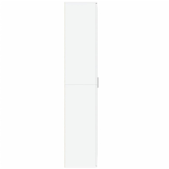Dulap înalt, alb, 80x35x180 cm, lemn prelucrat - WALTI WALTI