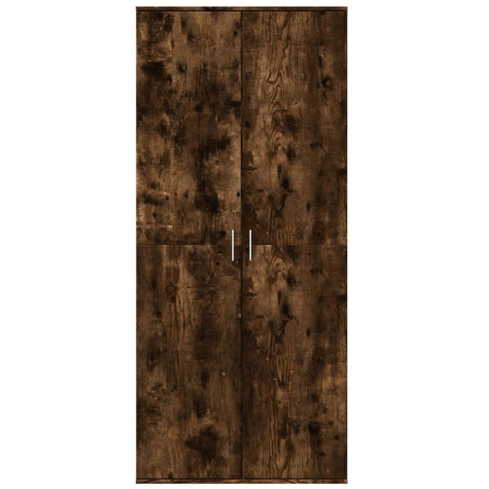 Dulap înalt, stejar fumuriu, 80x35x180 cm, lemn prelucrat - WALTI WALTI