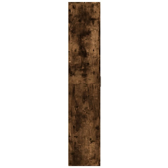 Dulap înalt, stejar fumuriu, 80x35x180 cm, lemn prelucrat - WALTI WALTI