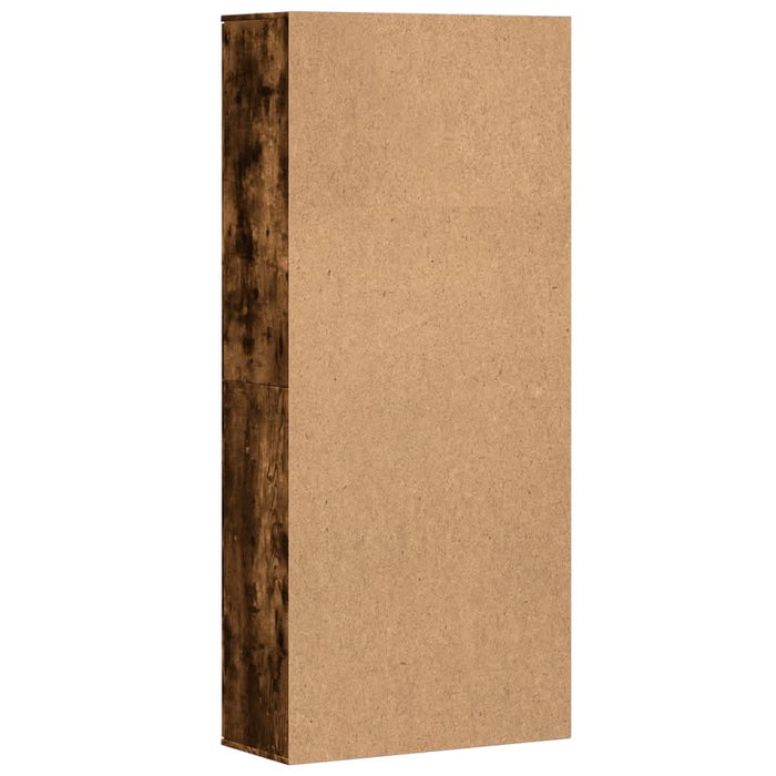 Dulap înalt, stejar fumuriu, 80x35x180 cm, lemn prelucrat - WALTI WALTI