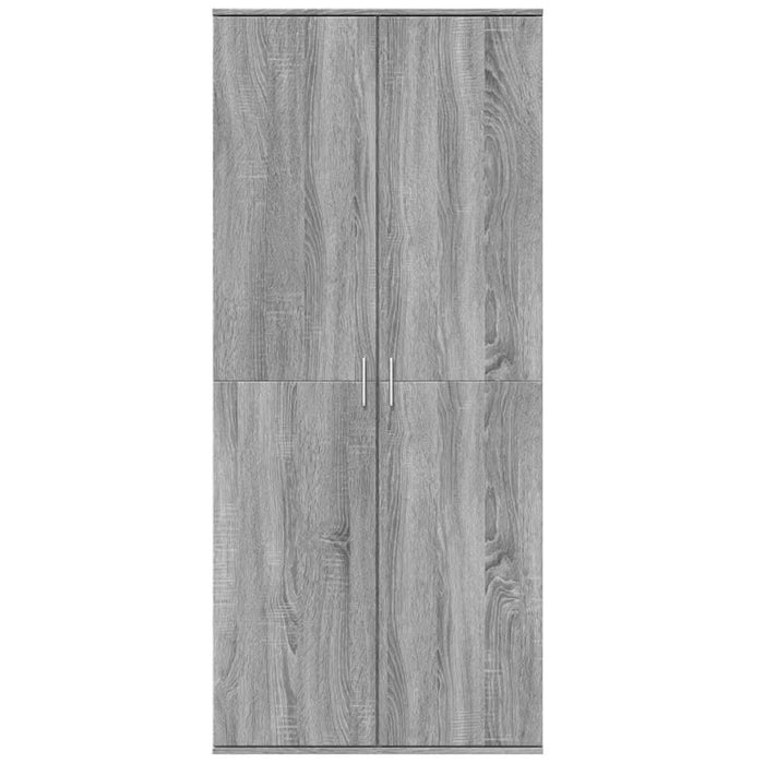 Dulap înalt, gri sonoma, 80x35x180 cm, lemn prelucrat - WALTI WALTI