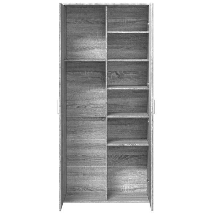 Dulap înalt, gri sonoma, 80x35x180 cm, lemn prelucrat - WALTI WALTI